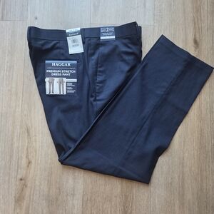 Haggar Men's Premium Stretch Dress Pants - Navy Blue